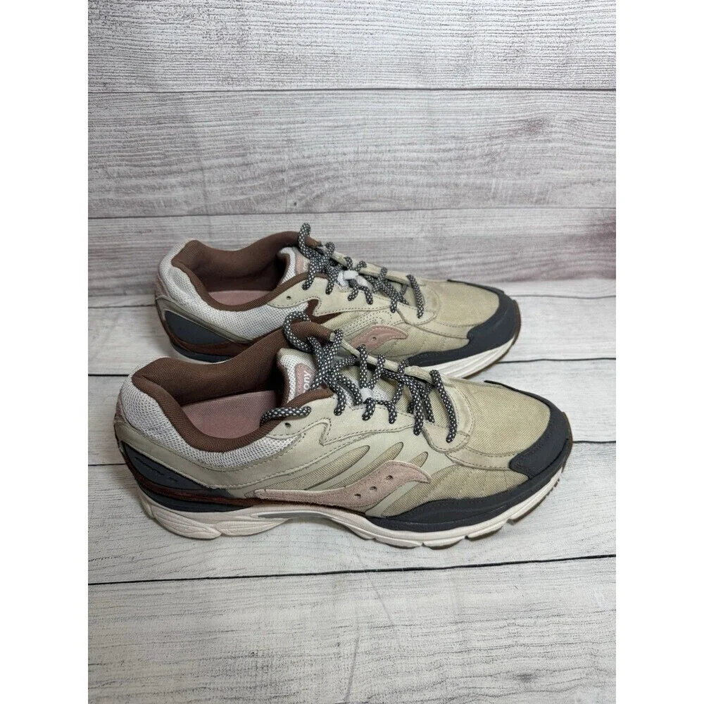 Saucony SNEAKERS PROGRID Ommi  9 S70807-1 TAN GRAY BROWN  Men’s Size 12